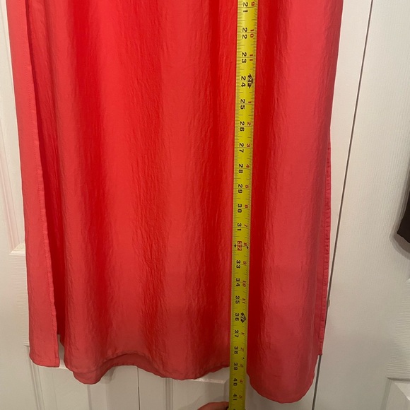 Pink Maxi skirt with double sided slit - Picture 5 of 7